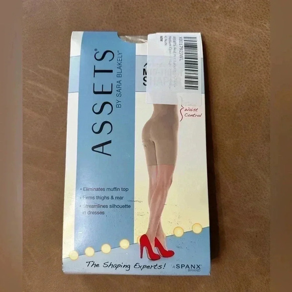 SPANX Assets Red Hot Label Medium Contrast High Waist Nude Size 4 - Picture 1 of 3